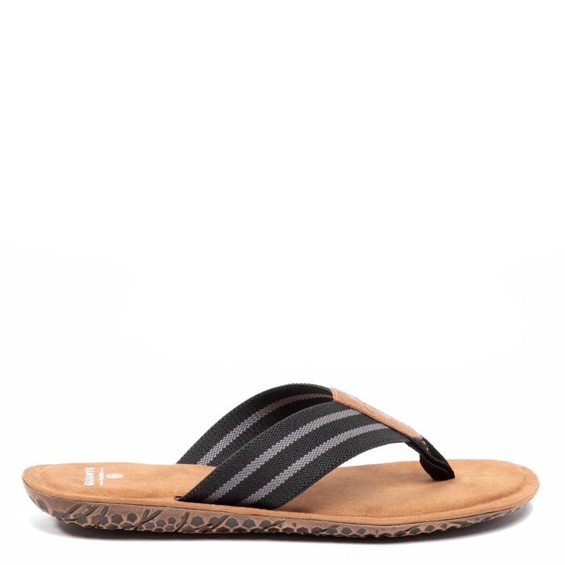 SANDALIAS HOMBRE GUANTE CUERO NEGRO ABIERTA CADIZ - 1