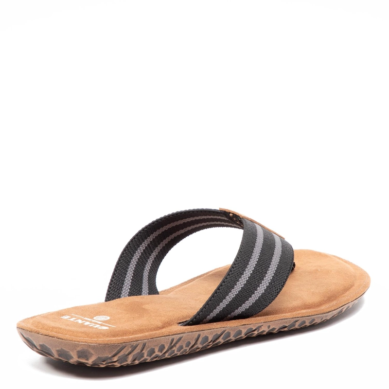 SANDALIAS HOMBRE GUANTE CUERO NEGRO ABIERTA CADIZ - 5