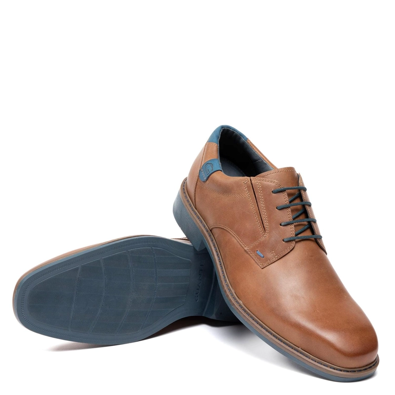 ZAPATO DE CUERO HOMBRE GUANTE TOSTADO TORONTO 0035559 - 4