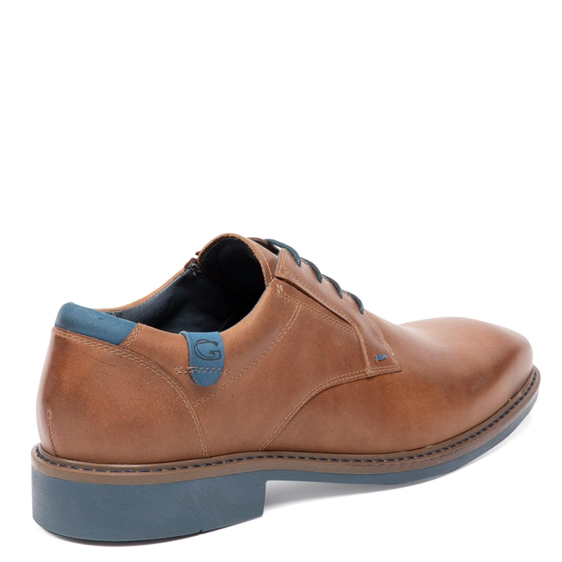 ZAPATO DE CUERO HOMBRE GUANTE TOSTADO TORONTO 0035559 - 5
