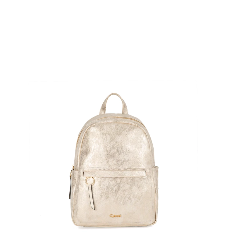MOCHILA MUJER GACEL DORADO PEQUEÑA - 1
