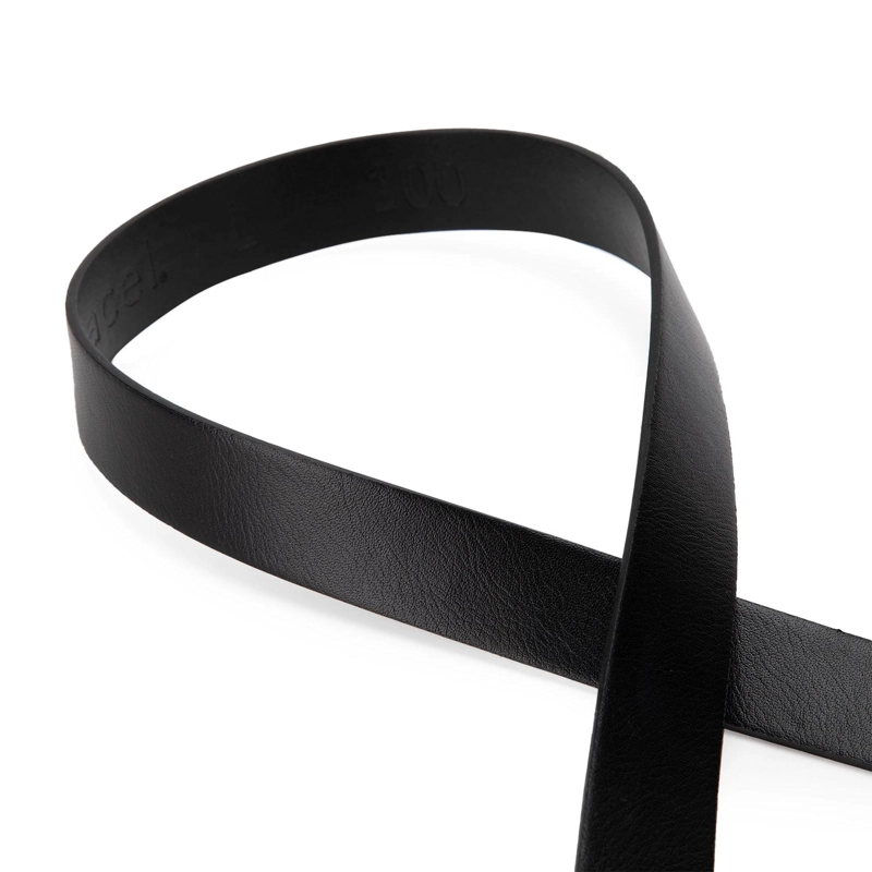 CINTURON CUERO GACEL NEGRO ANCHO 3 CMS - 3