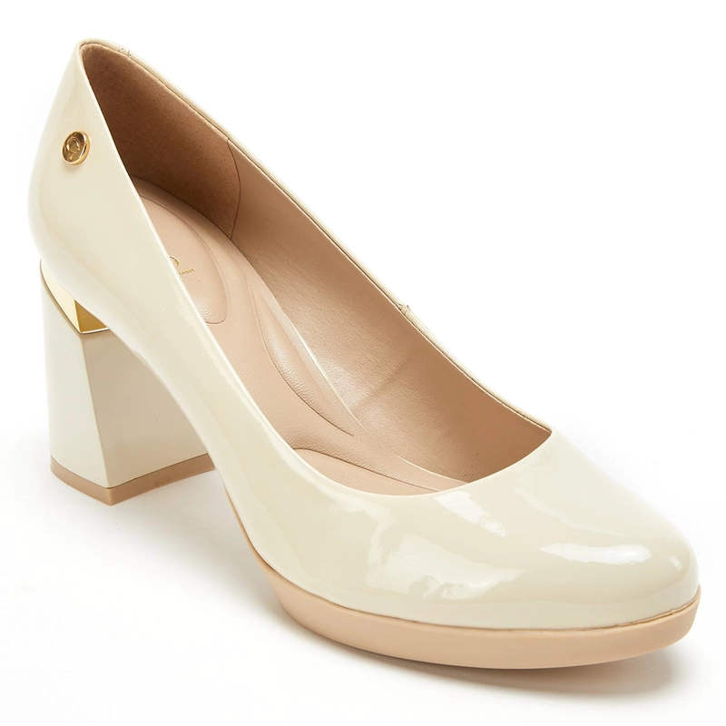 ZAPATO DE CUERO MUJER GACEL CREMA LUCY 0659481 - 3