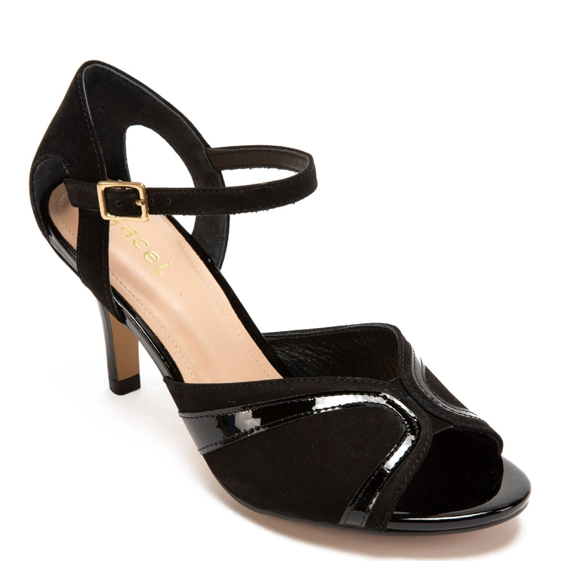 SANDALIA DE CUERO MUJER GACEL NEGRO ENOLA - 3