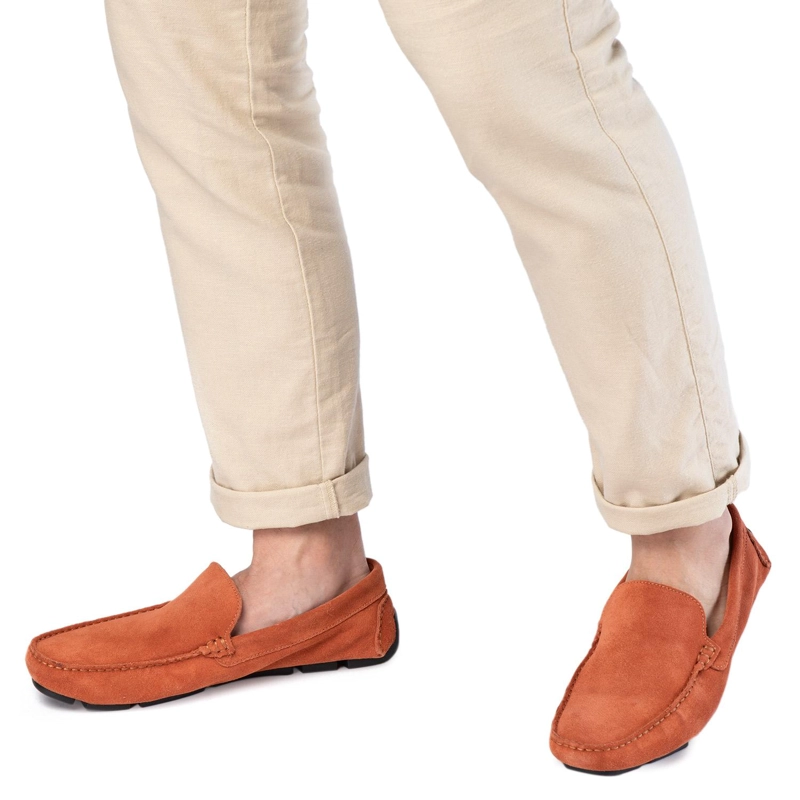 MOCASIN DE CUERO HOMBRE GUANTE TERRACOTA COSTA RICA 0035529 - 2