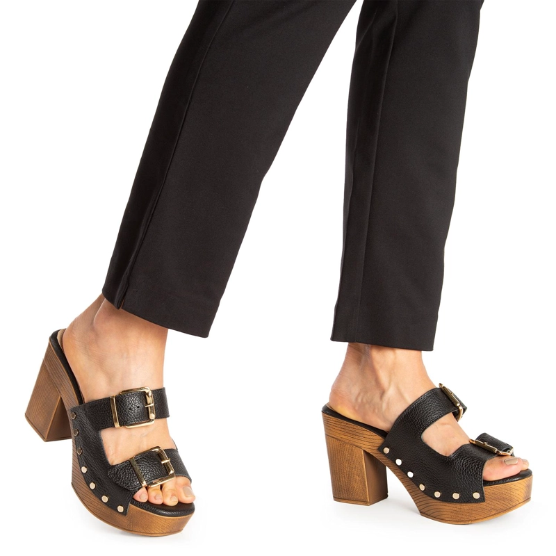 SANDALIAS MUJER GACEL NEGRO FLAVIA - 2