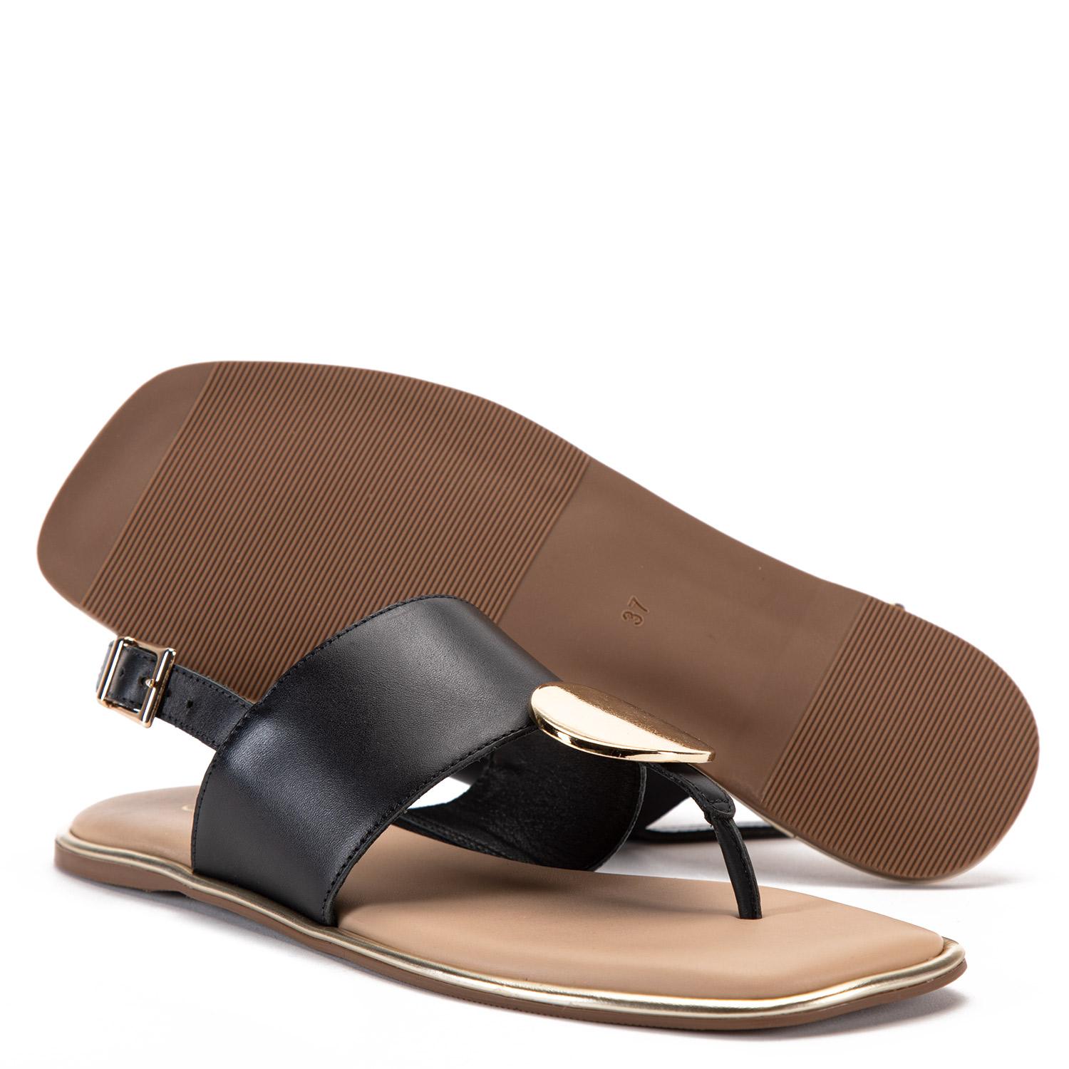 SANDALIAS MUJER GACEL NEGRO ODETH - 4