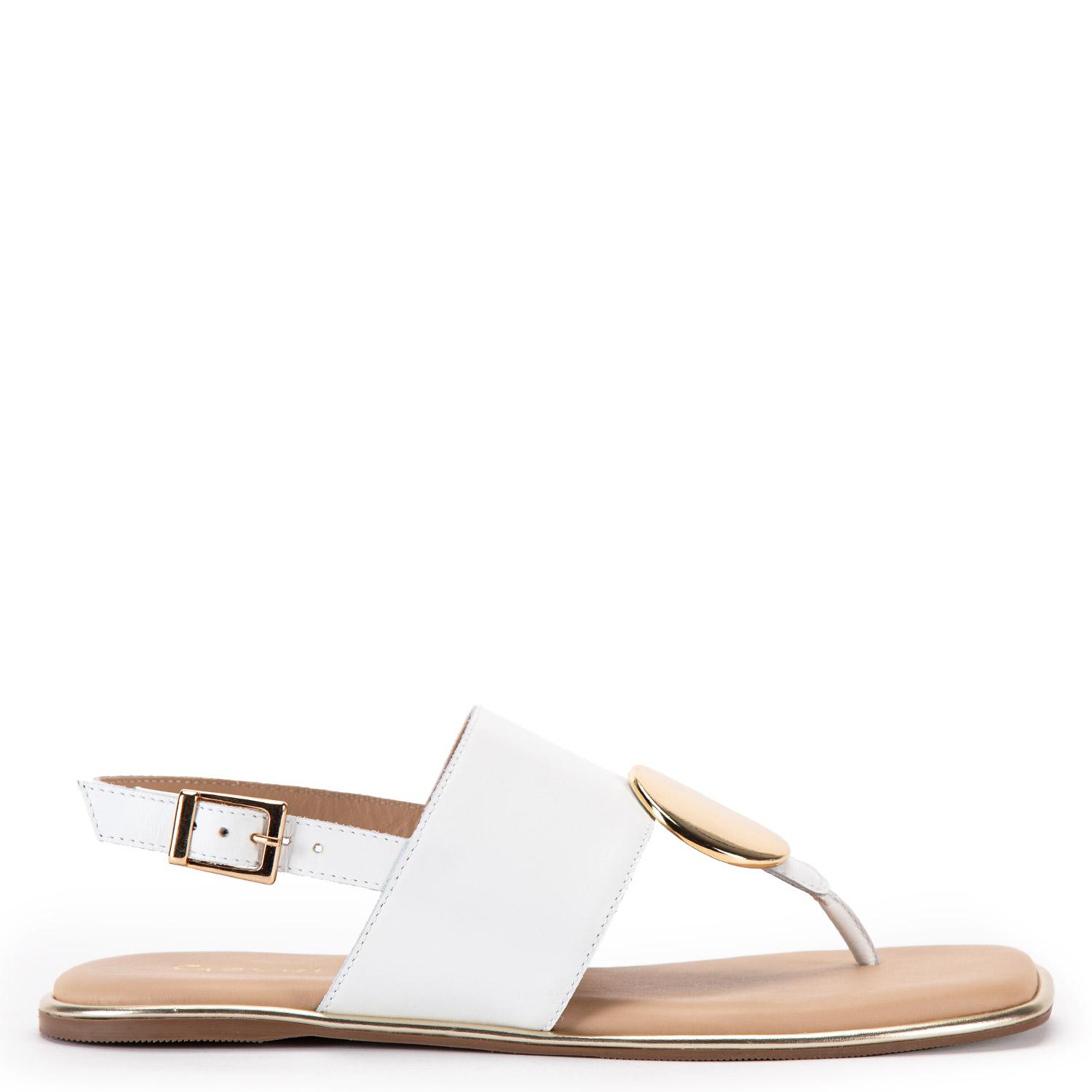 SANDALIAS MUJER GACEL BLANCO ODETH - 1