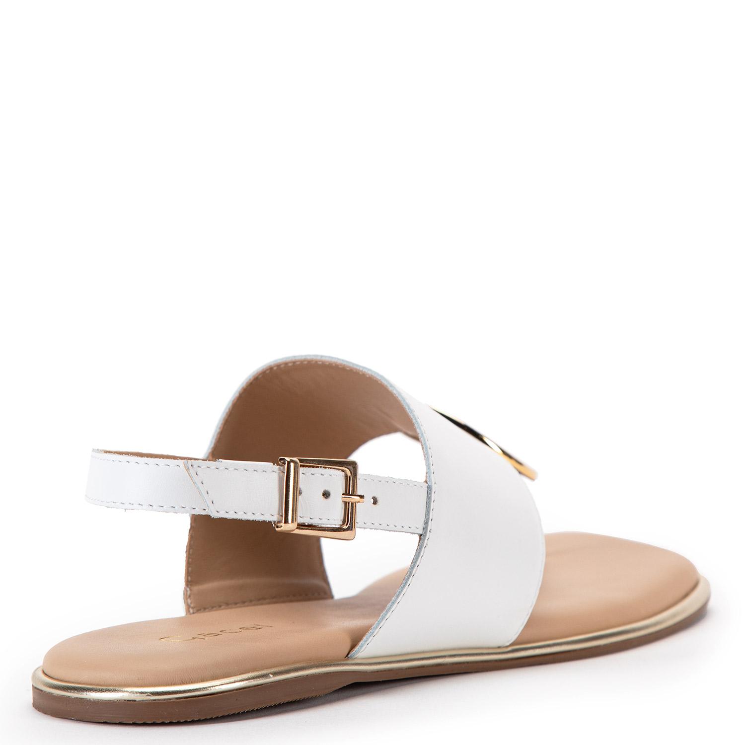 SANDALIAS MUJER GACEL BLANCO ODETH - 5