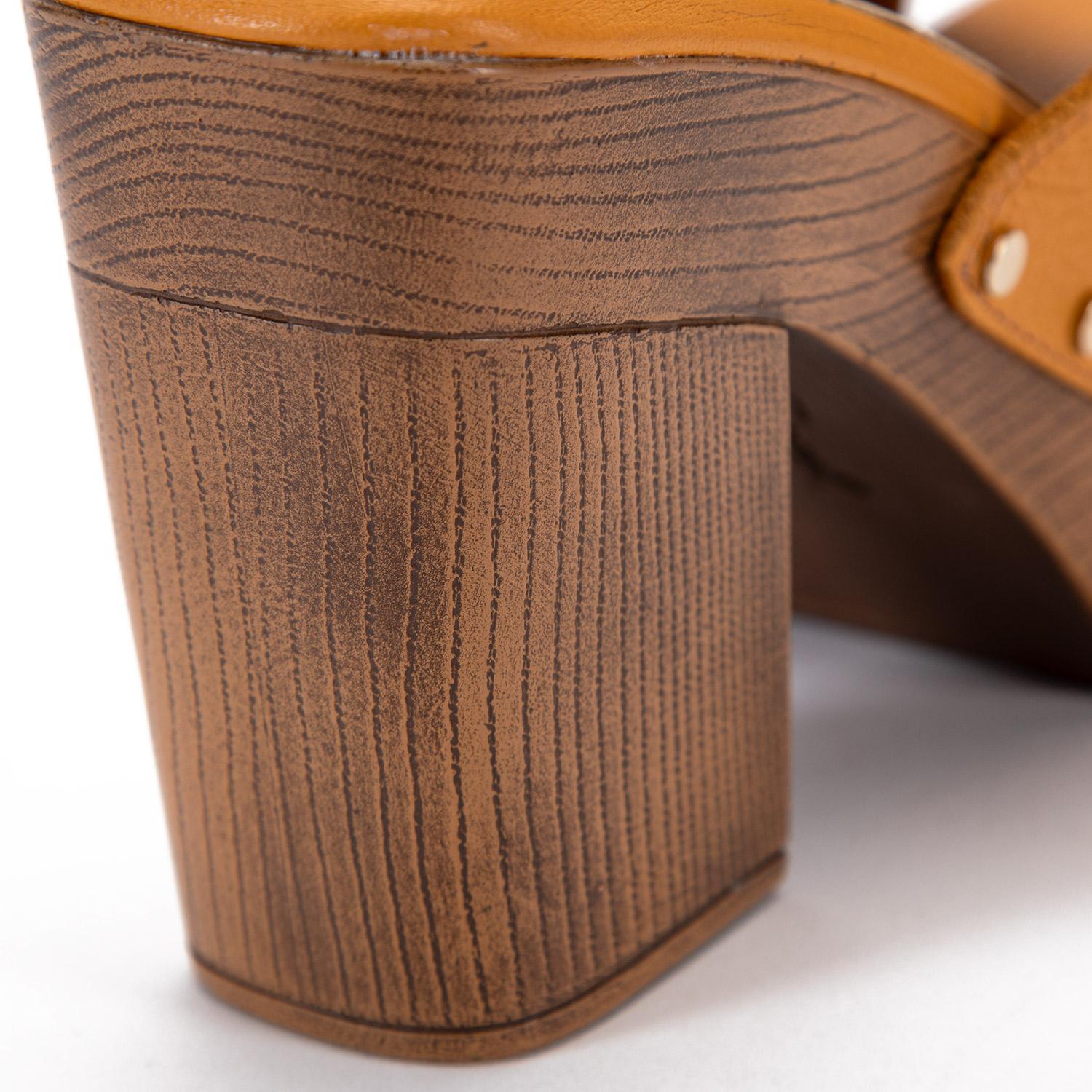 SANDALIAS MUJER GACEL MOSTAZA FLAVIA - 4