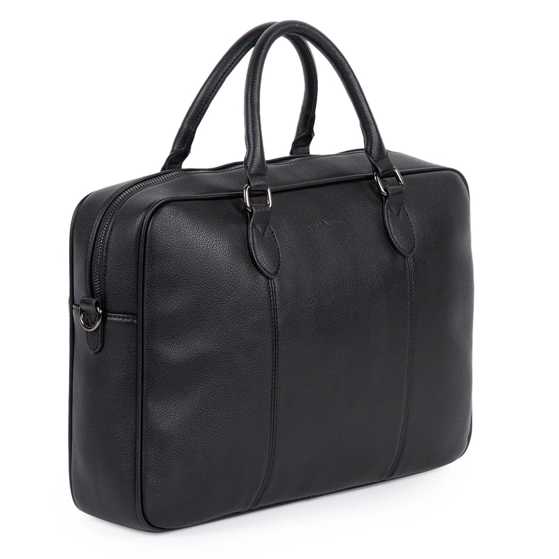 BOLSO HOMBRE GUANTE NEGRO MALETIN NOTEBOOK - 3