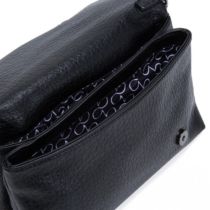 CARTERA MUJER GACEL NEGRO BANDOLERA GRANDE - 5