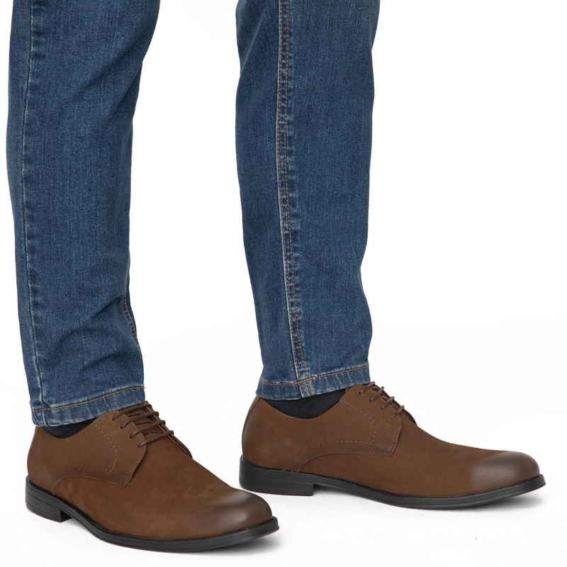 ZAPATO DE CUERO HOMBRE GUANTE WHISKY ZURIQUE - 2