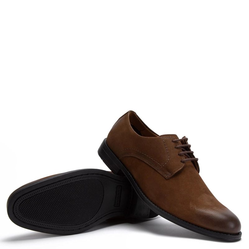 ZAPATO DE CUERO HOMBRE GUANTE WHISKY ZURIQUE - 4