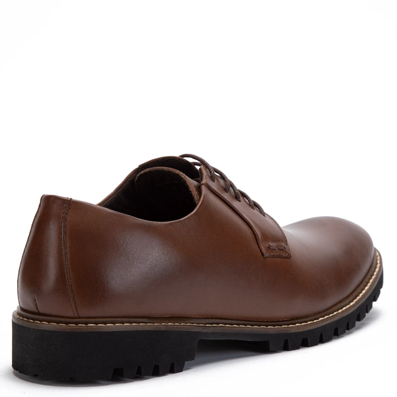 ZAPATO DE CUERO HOMBRE GUANTE WHISKY QUEBEC 0035457 - 5