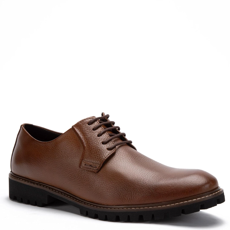 ZAPATO DE CUERO HOMBRE GUANTE WHISKY QUEBEC 0035461 - 1