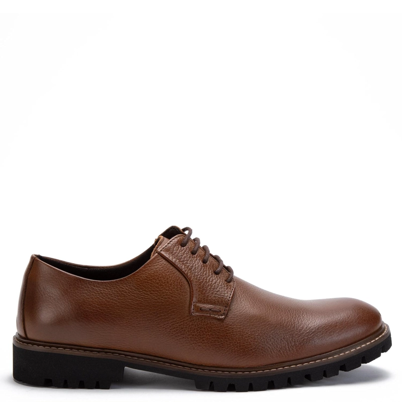 ZAPATO DE CUERO HOMBRE GUANTE WHISKY QUEBEC 0035461 - 3