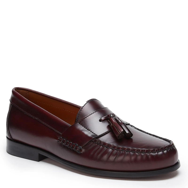 MOCASIN DE CUERO HOMBRE GUANTE GUINDA SUELA 0035631 - 3
