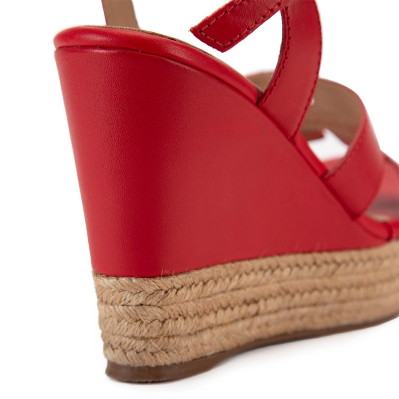 SANDALIA DE CUERO MUJER GACEL CORAL GILDA 0659785 - 4