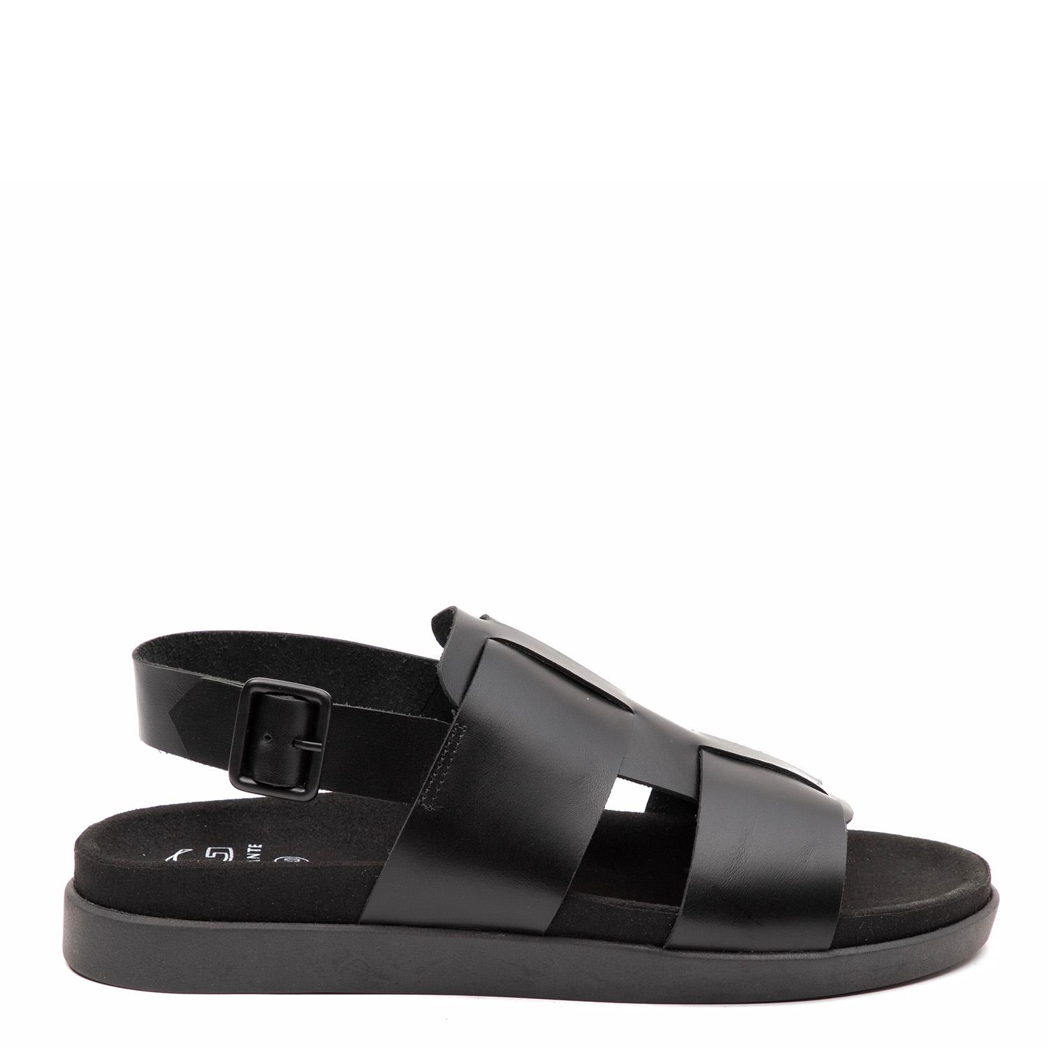 SANDALIA SEMI ABIERTA HOMBRE GUANTE NEGRO BERNA - 1