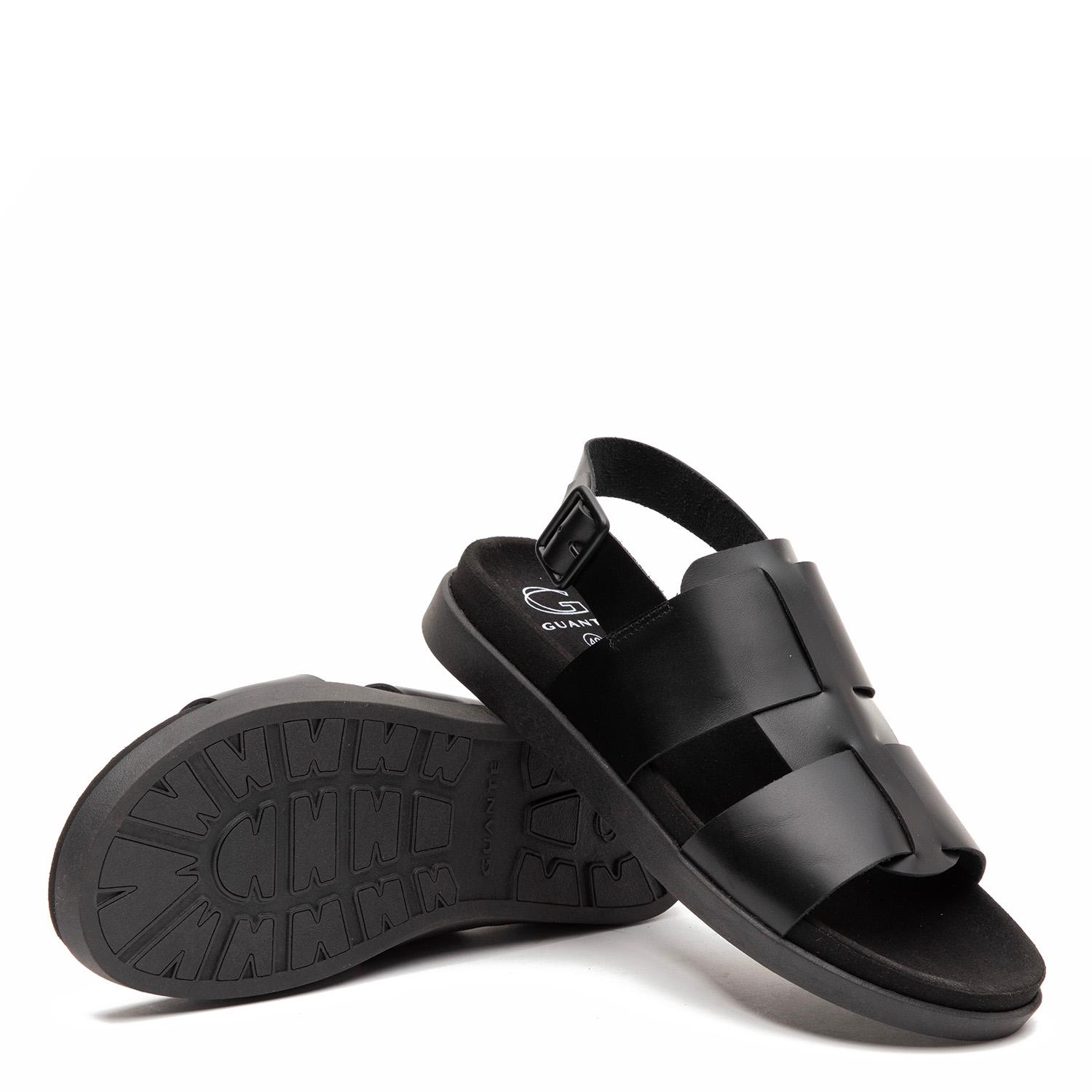 SANDALIA SEMI ABIERTA HOMBRE GUANTE NEGRO BERNA - 4