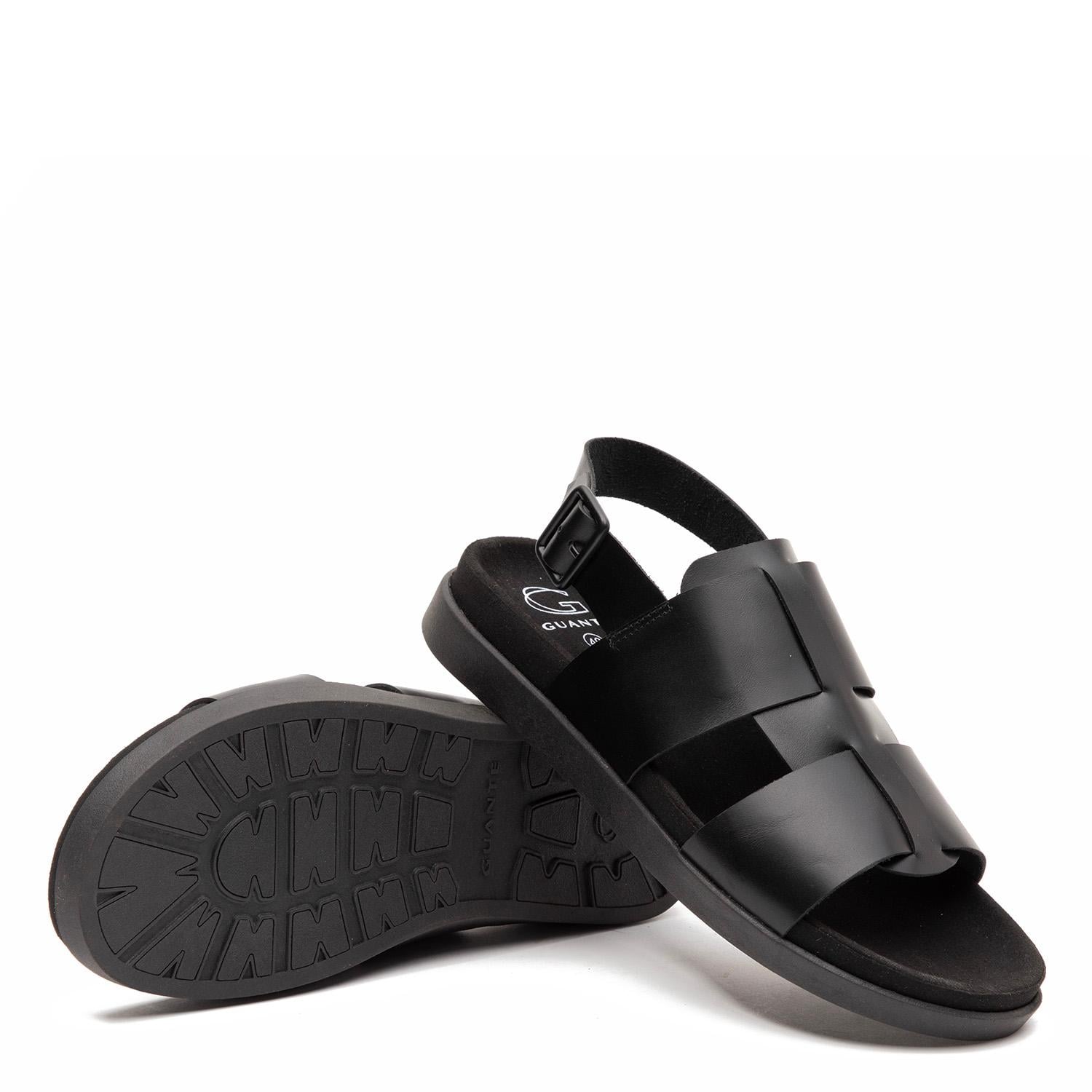 SANDALIA SEMI ABIERTA HOMBRE GUANTE NEGRO BERNA - 4