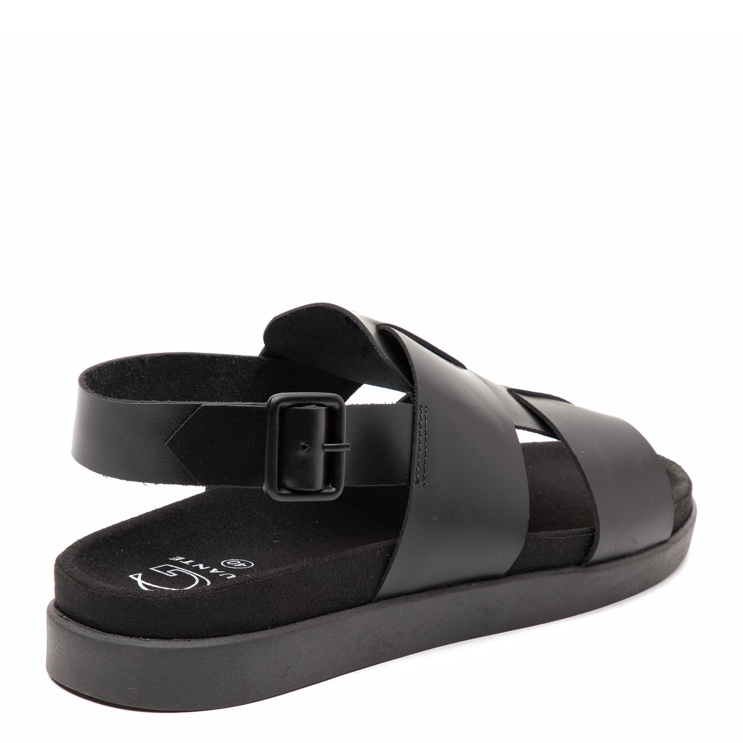 SANDALIA SEMI ABIERTA HOMBRE GUANTE NEGRO BERNA - 5