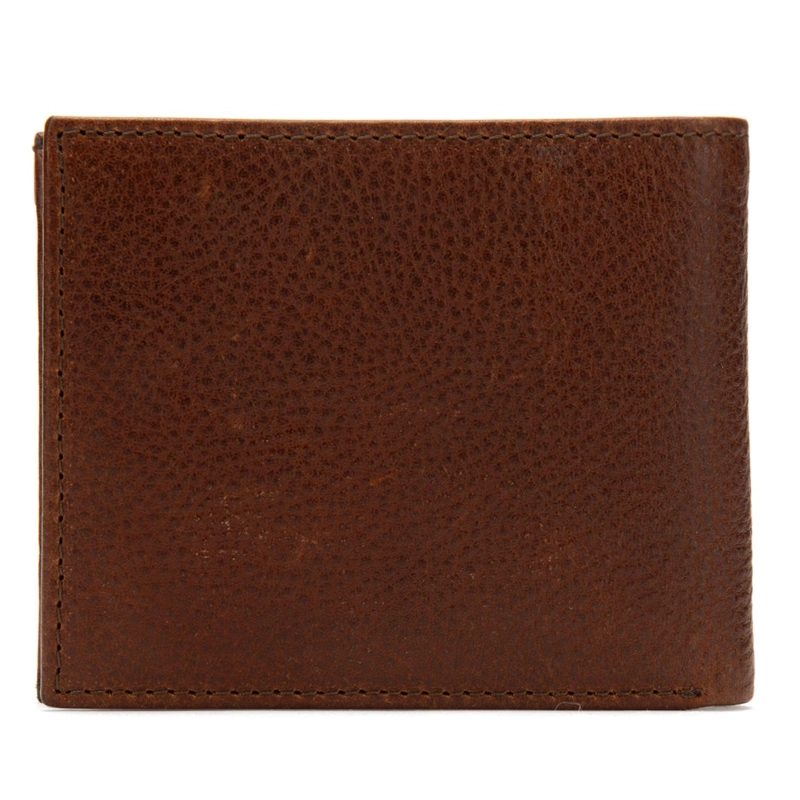 BILLETERA DE CUERO HOMBRE GUANTE CHOCOLATE CON TARJETERO - 4