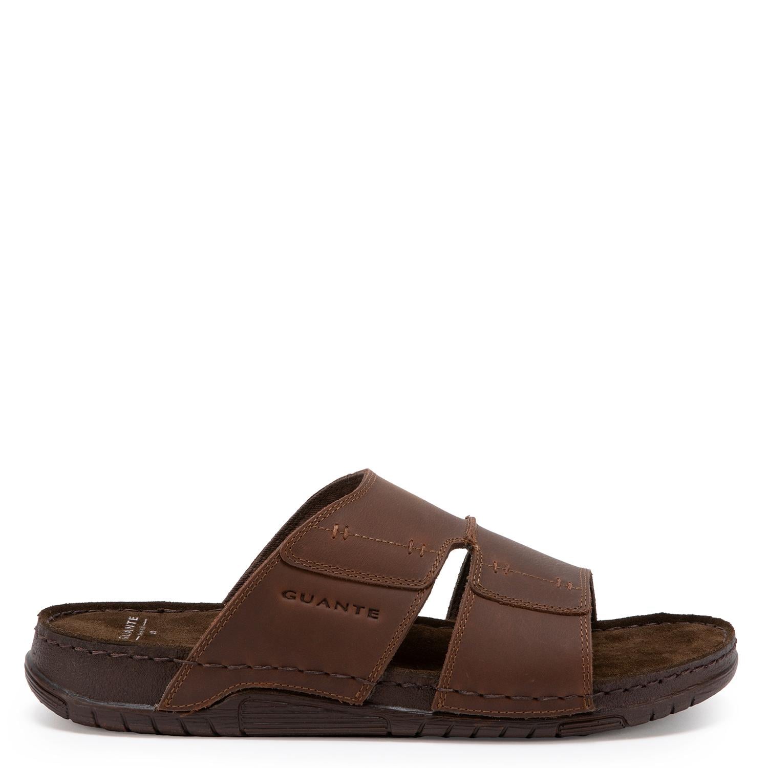 SANDALIA SEMI ABIERTA HOMBRE GUANTE CHOCOLATE BONDI - 1