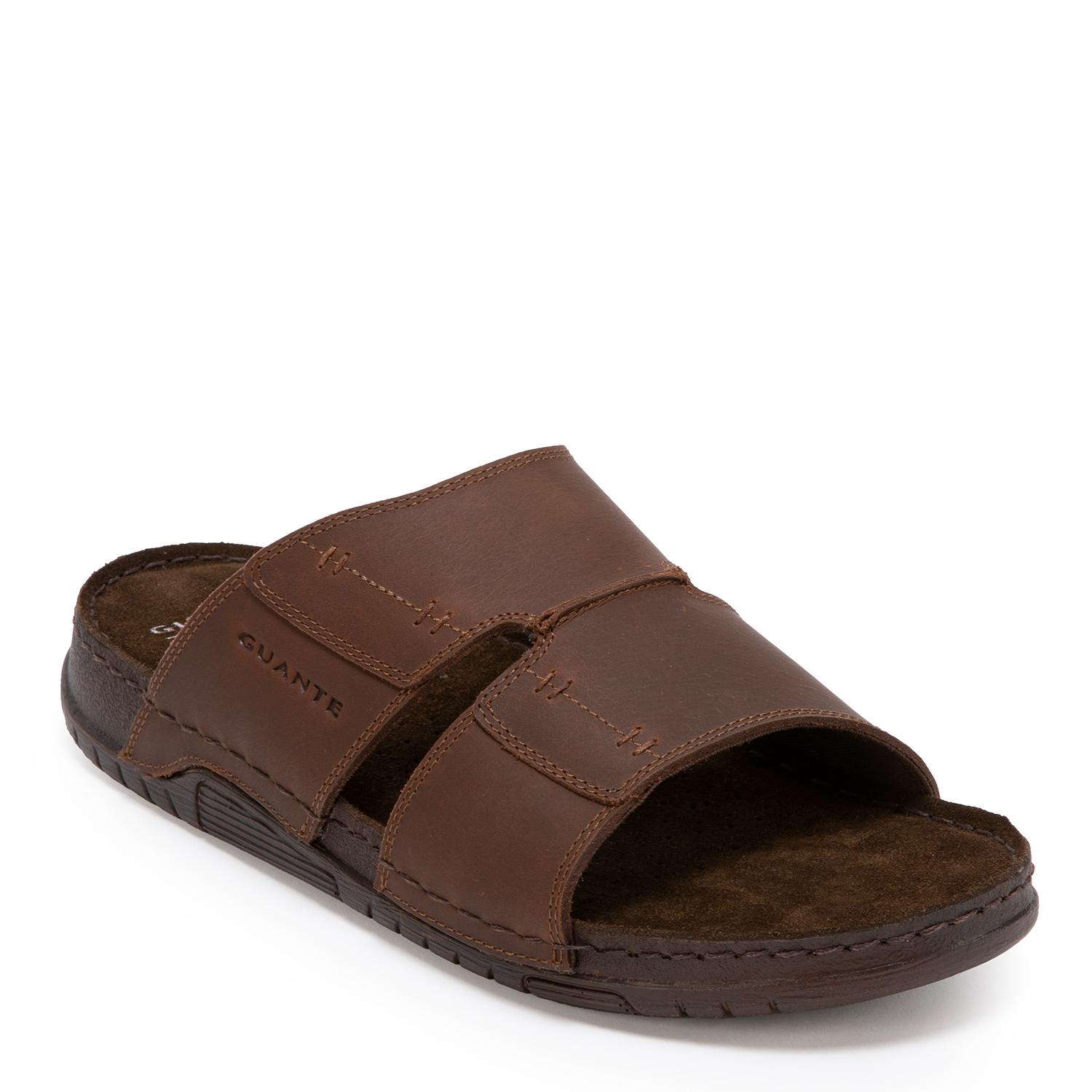 SANDALIA SEMI ABIERTA HOMBRE GUANTE CHOCOLATE BONDI - 2