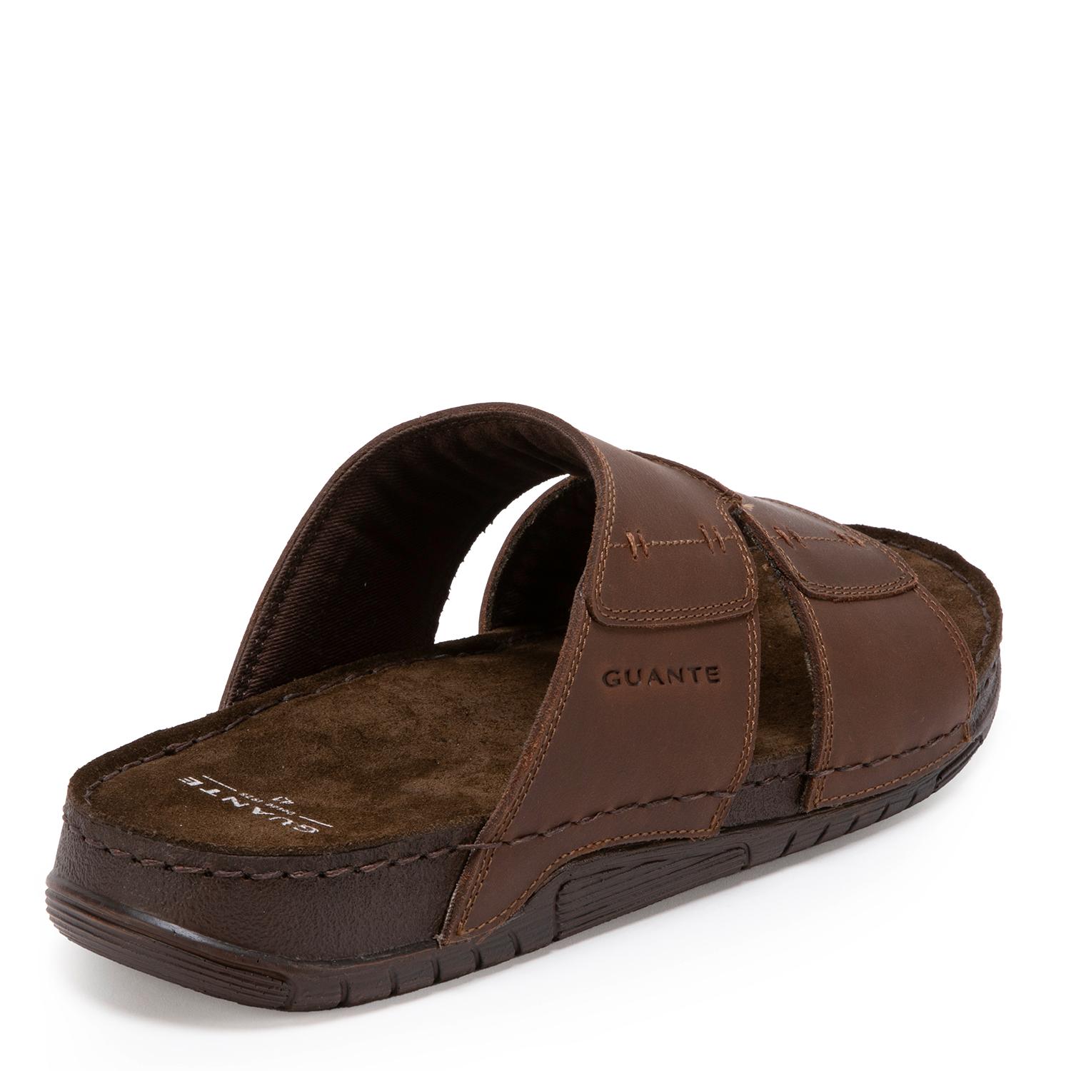 SANDALIA SEMI ABIERTA HOMBRE GUANTE CHOCOLATE BONDI - 4