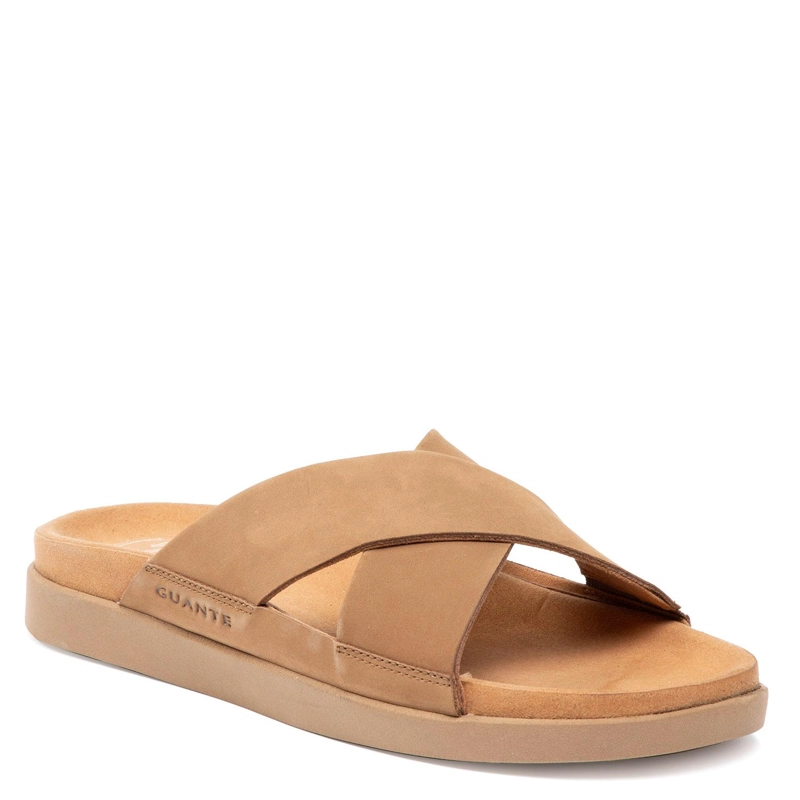 SANDALIA SEMI ABIERTA - BERNA - GUANTE - CAMEL - 3