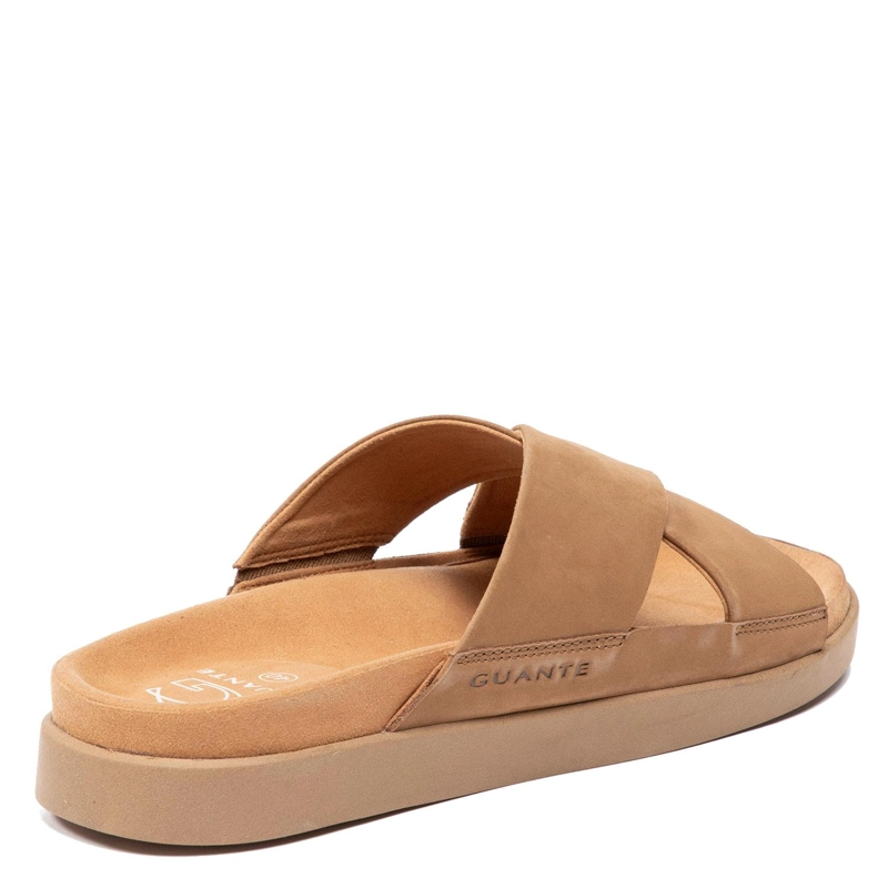 SANDALIA SEMI ABIERTA - BERNA - GUANTE - CAMEL - 5