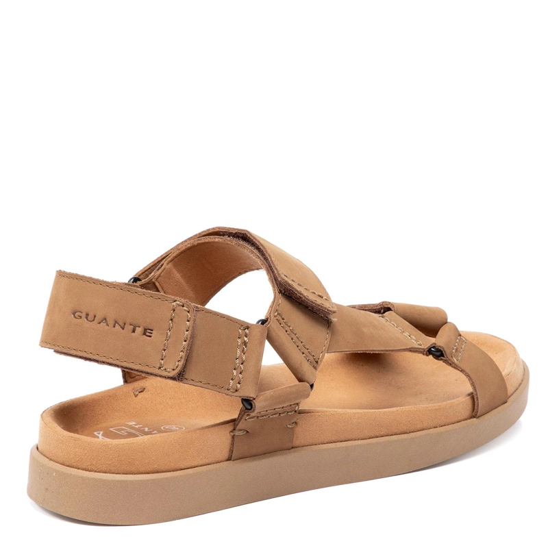 SANDALIA SEMI ABIERTA - BERNA - GUANTE - CAMEL - 5