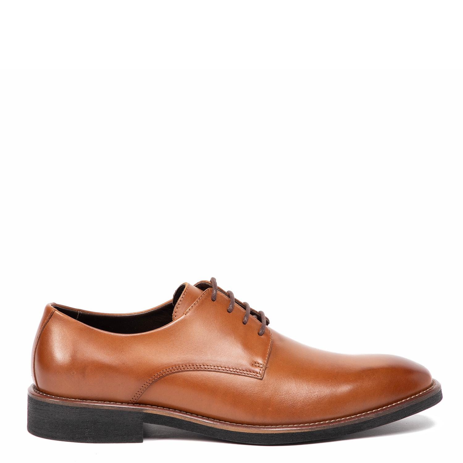 ZAPATO DE CUERO HOMBRE GUANTE DARK CAMEL BERLIN 0035491 - 1
