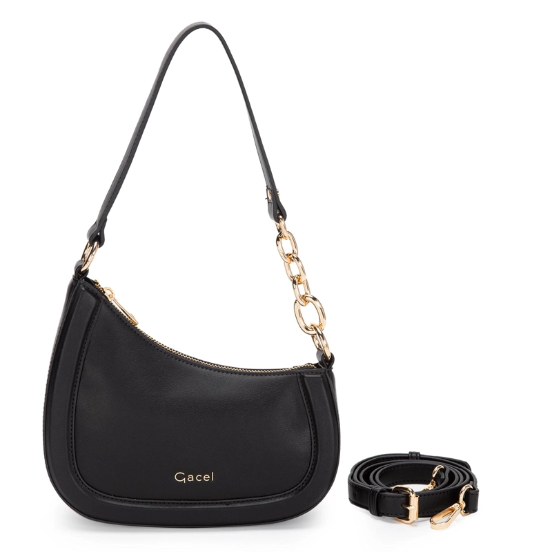 CARTERA MUJER GACEL NEGRO OVAL - 2