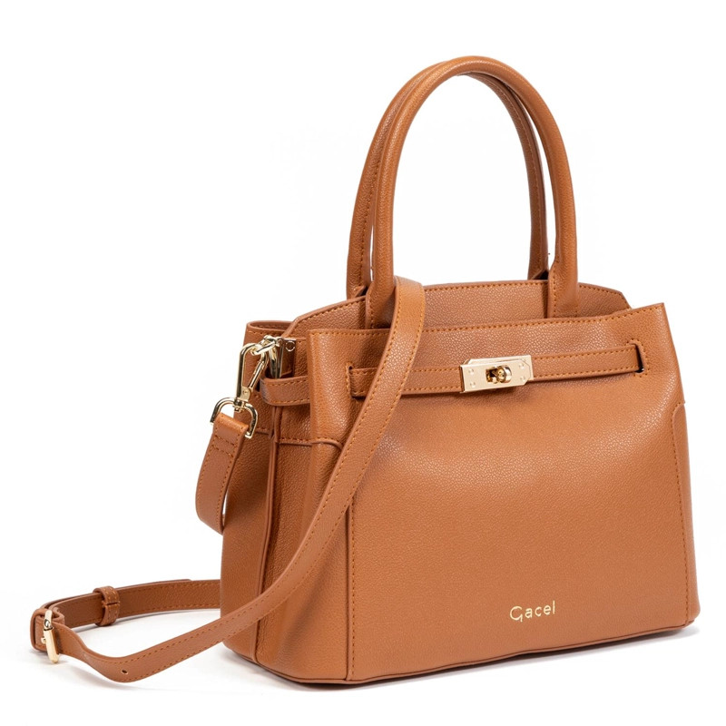 CARTERA MUJER GACEL CAMEL DOS ASAS PEQUEÑA - 3