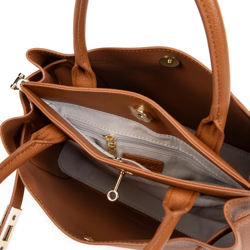 CARTERA MUJER GACEL CAMEL DOS ASAS PEQUEÑA - 5