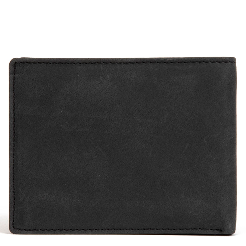 BILLETERA DE CUERO HOMBRE GUANTE NEGRO CON FLAP - 2