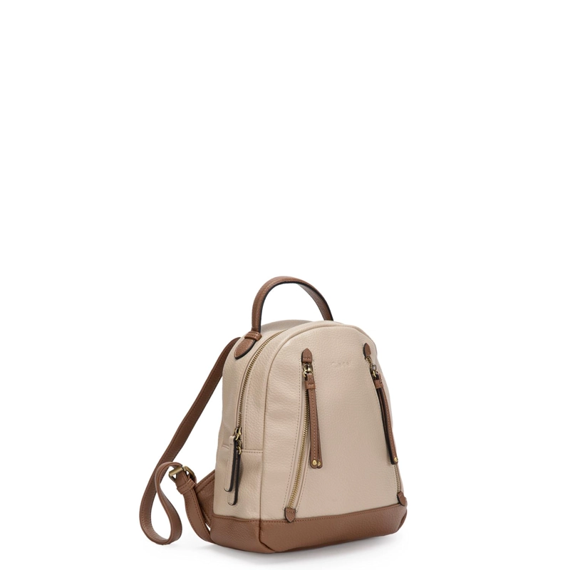 MOCHILA MUJER GACEL BEIGE MOCHILA PEQUEÑA - 3