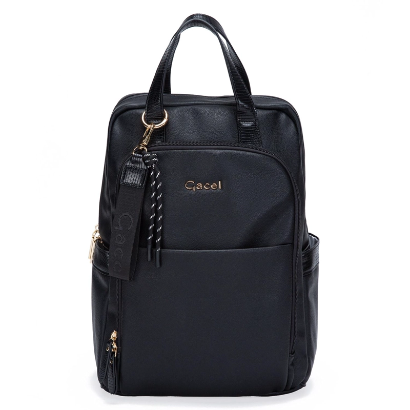MOCHILA MUJER GACEL NEGRO MOCHILA NOTEBOOK - 1