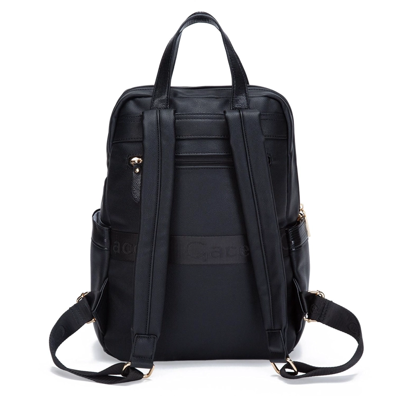 MOCHILA MUJER GACEL NEGRO MOCHILA NOTEBOOK - 2