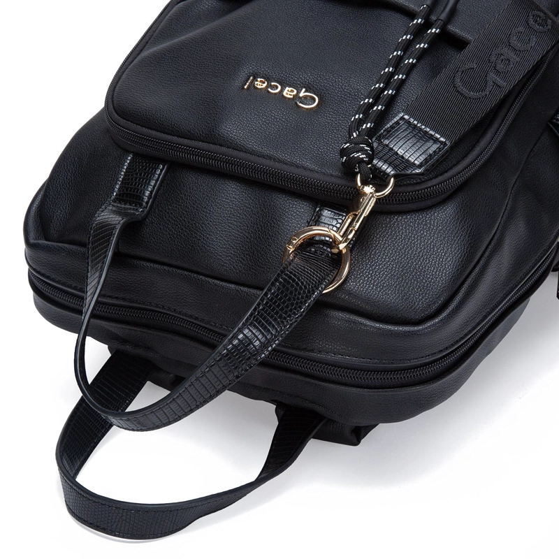MOCHILA MUJER GACEL NEGRO MOCHILA NOTEBOOK - 4