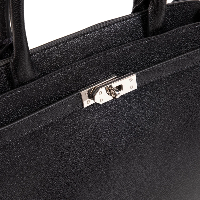 CARTERA MUJER GACEL NEGRO DOS ASAS GRANDE - 4