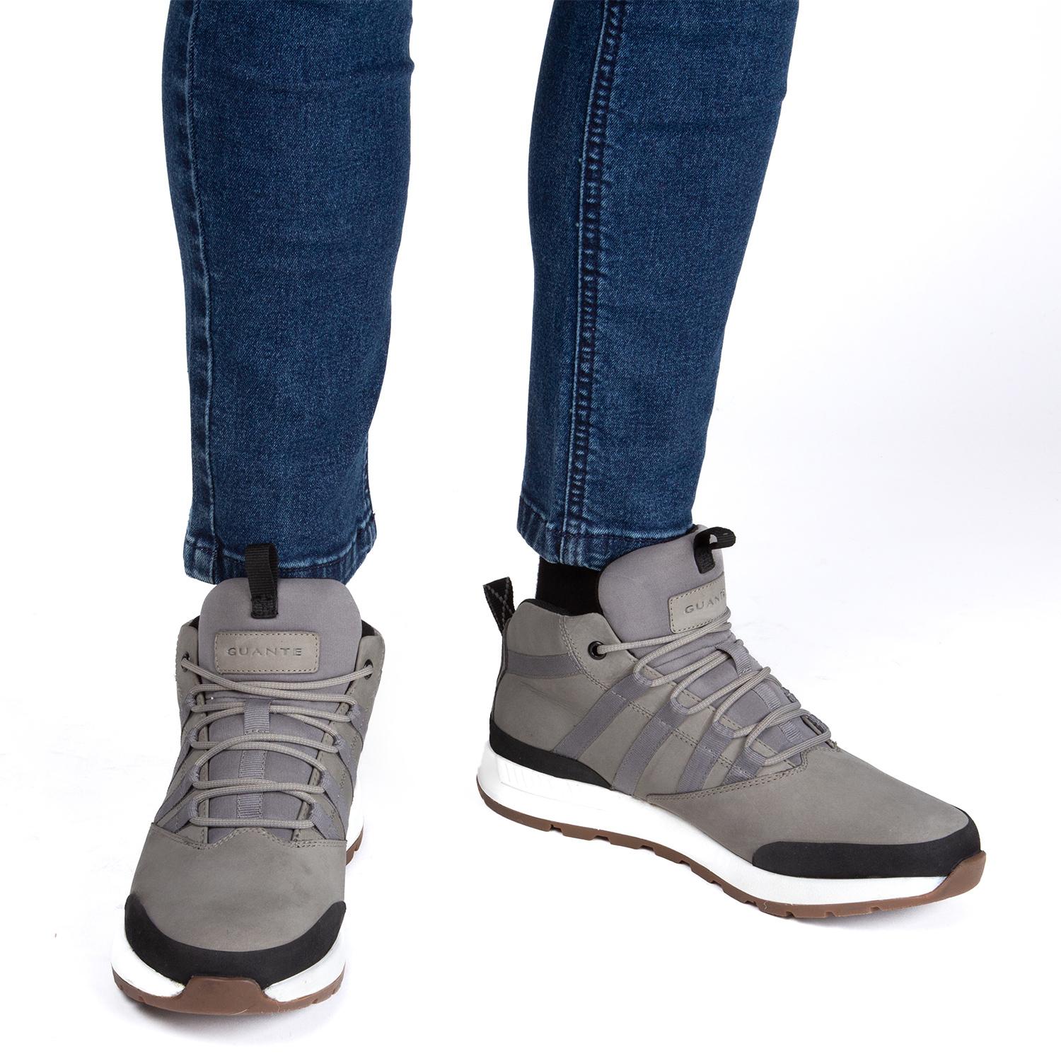 ZAPATILLA CAÑA ALTA - MAINE - GUANTE - GRIS - 2