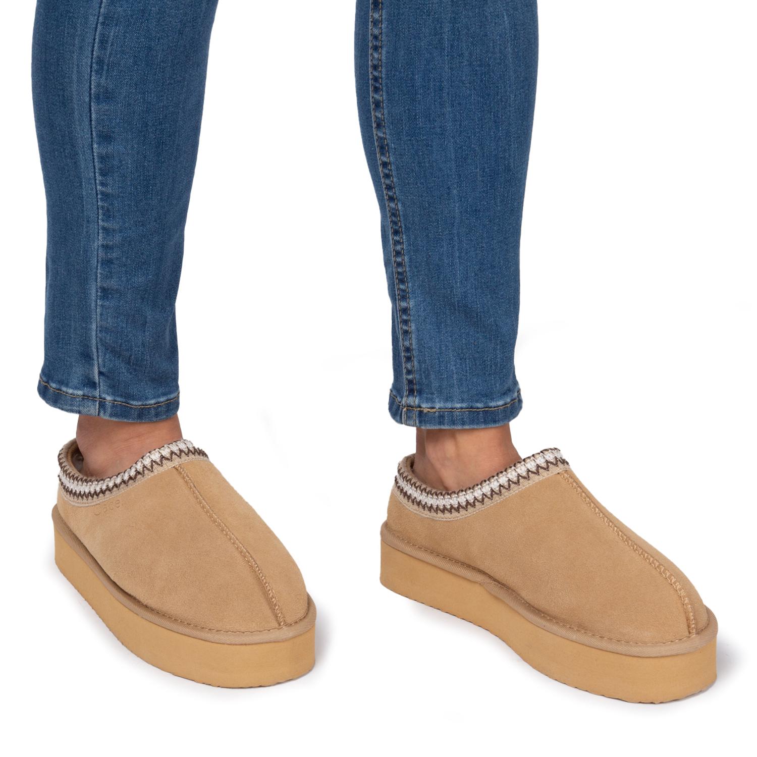 PANTUFLA - CASUAL - GACEL - TAUPE - 2