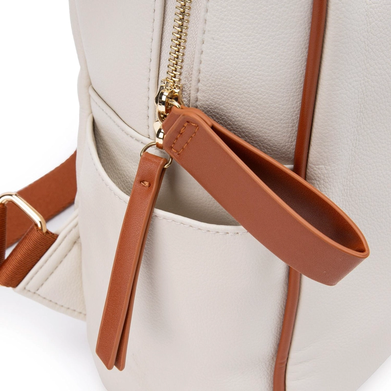 MOCHILA GRANDE MUJER GACEL OFF WHITE CAR3256 - 4