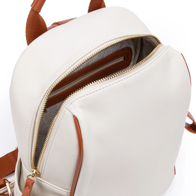 MOCHILA GRANDE MUJER GACEL OFF WHITE CAR3256 - 5