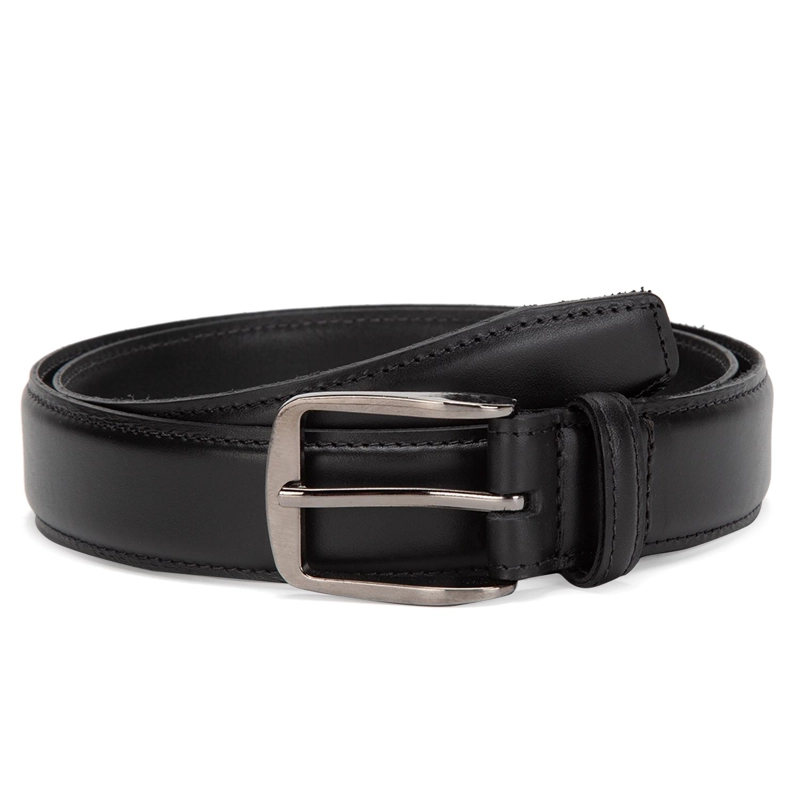 CINTURON DE CUERO HOMBRE GUANTE NEGRO - 1