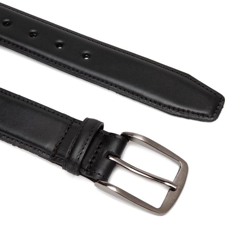 CINTURON DE CUERO HOMBRE GUANTE NEGRO - 2